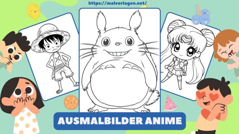 Ausmalbilder Anime