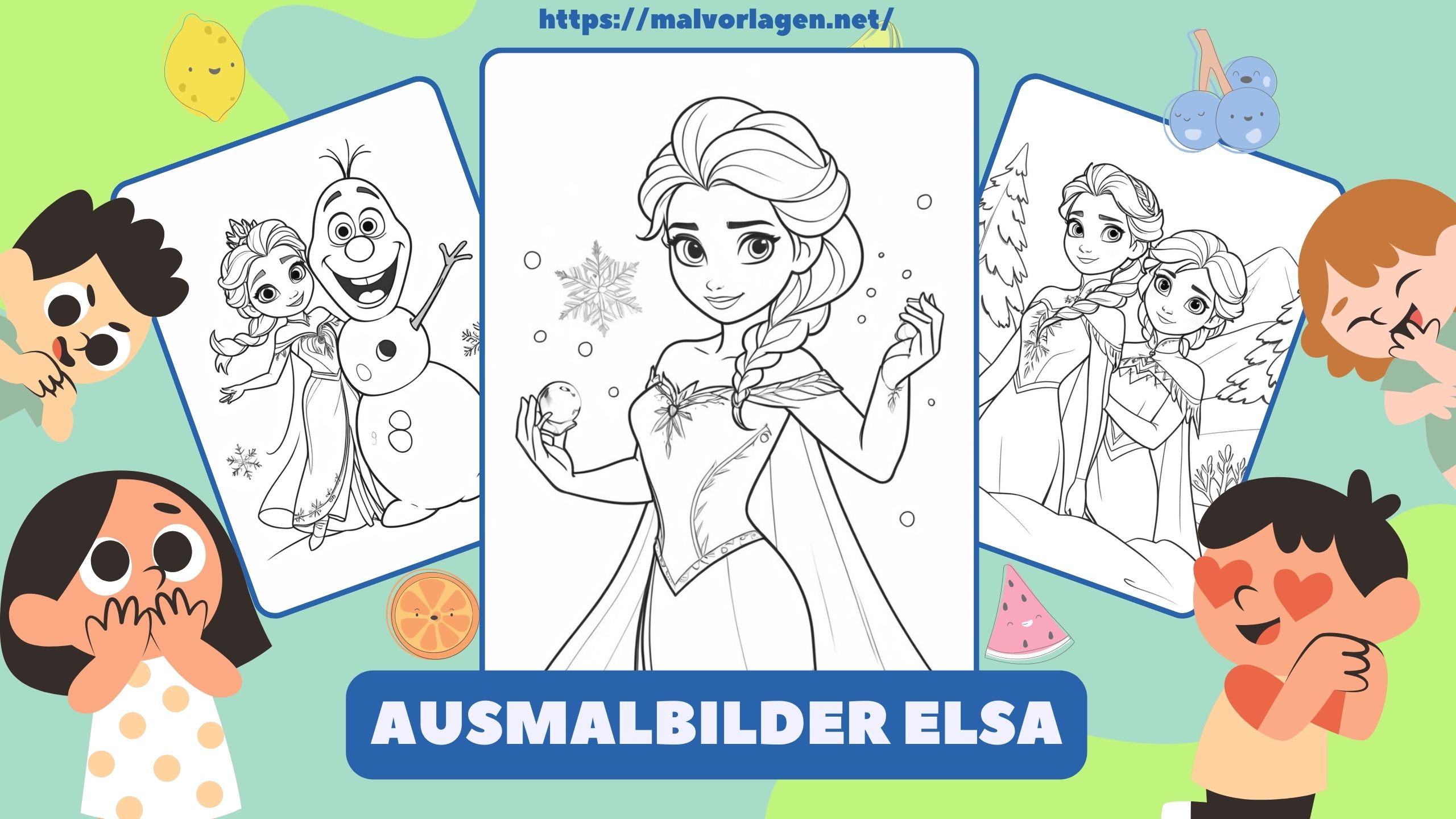 Ausmalbilder Elsa