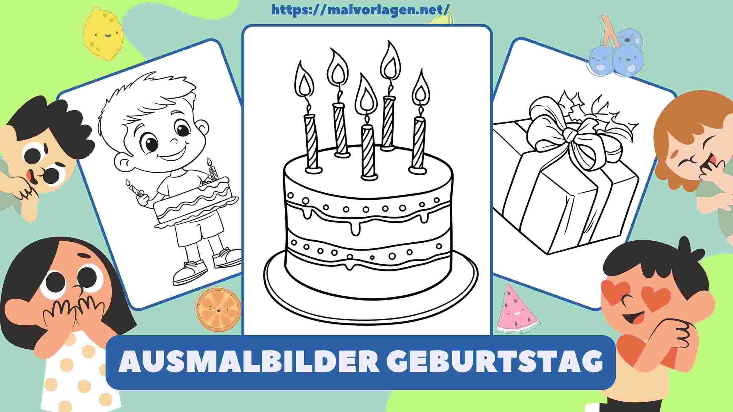 Ausmalbilder Geburtstag