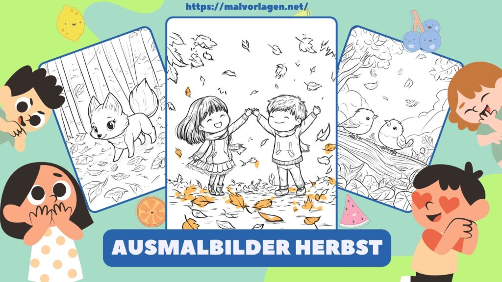 Ausmalbilder Herbst