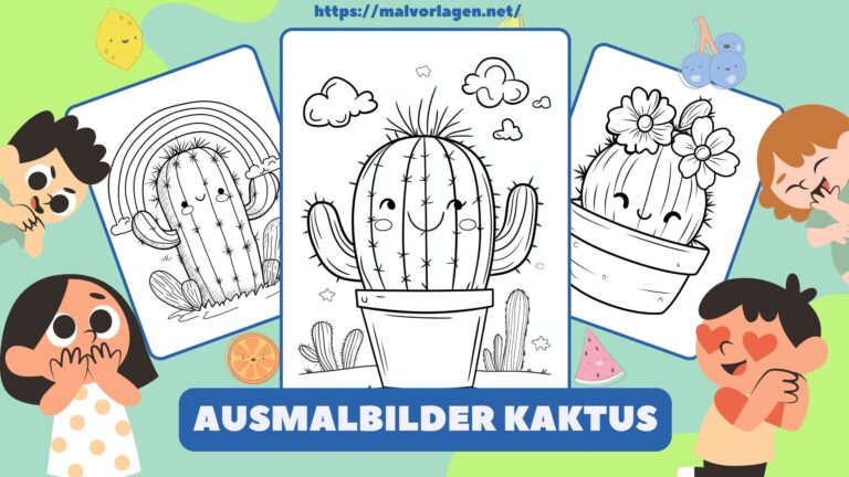 Ausmalbilder Kaktus