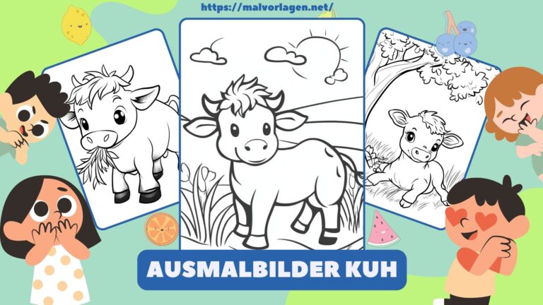 Ausmalbilder Kuh