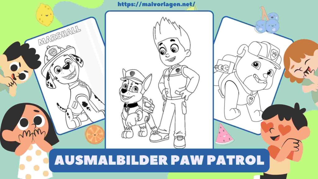 Ausmalbilder Paw Patrol