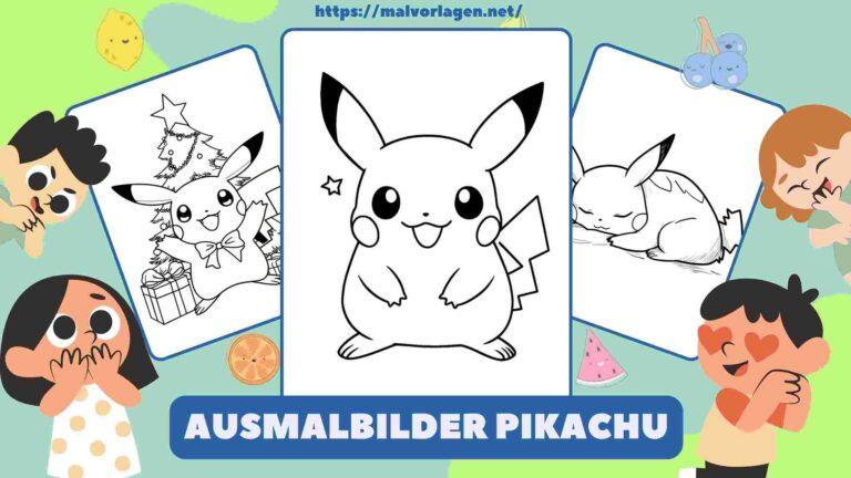 Ausmalbilder Pikachu