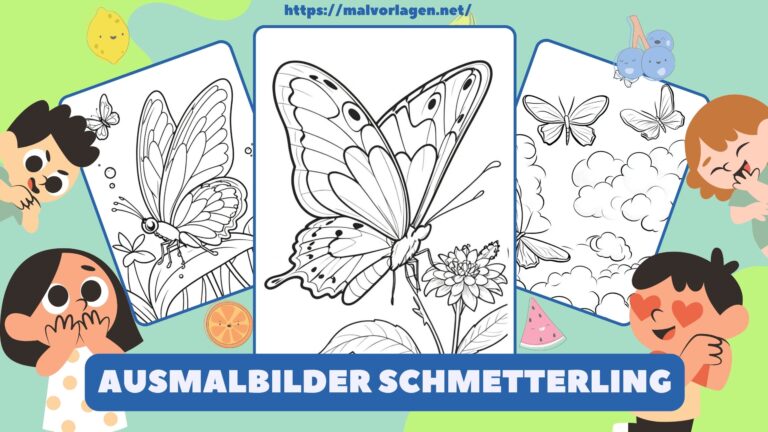 Ausmalbilder Schmetterling