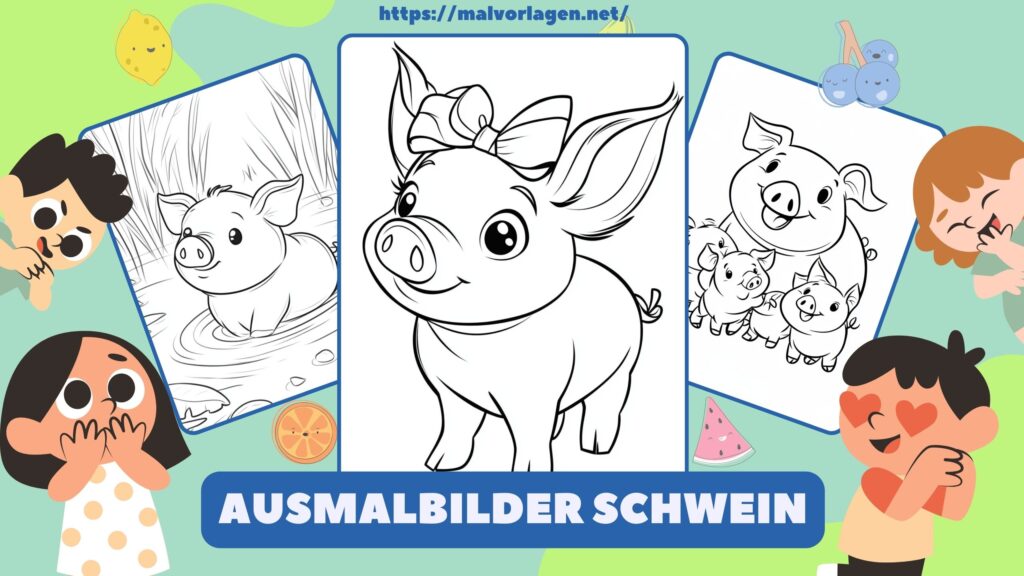 Ausmalbilder Schwein