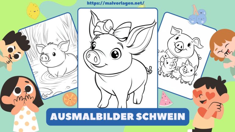 Ausmalbilder Schwein