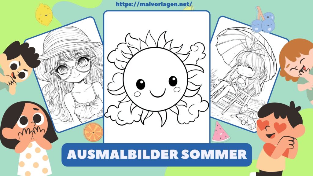 Ausmalbilder Sommer