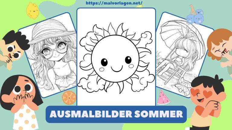 Ausmalbilder Sommer