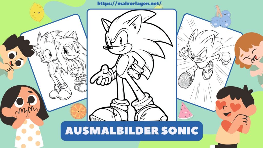 Ausmalbilder Sonic