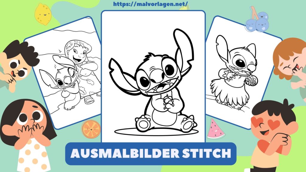 Ausmalbilder Stitch