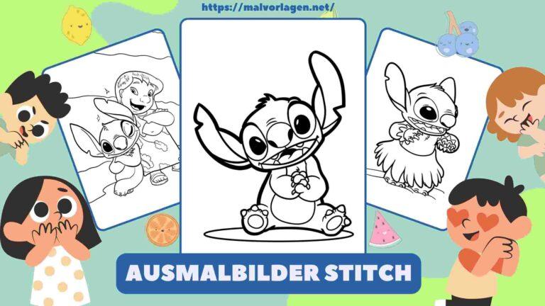 Ausmalbilder Stitch