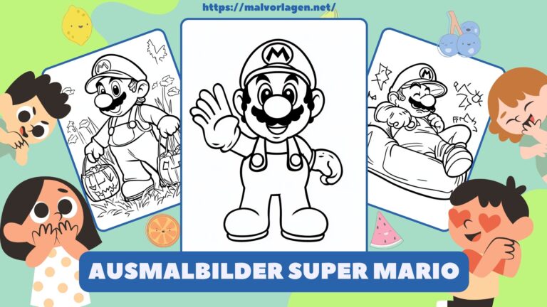 Ausmalbilder Super Mario