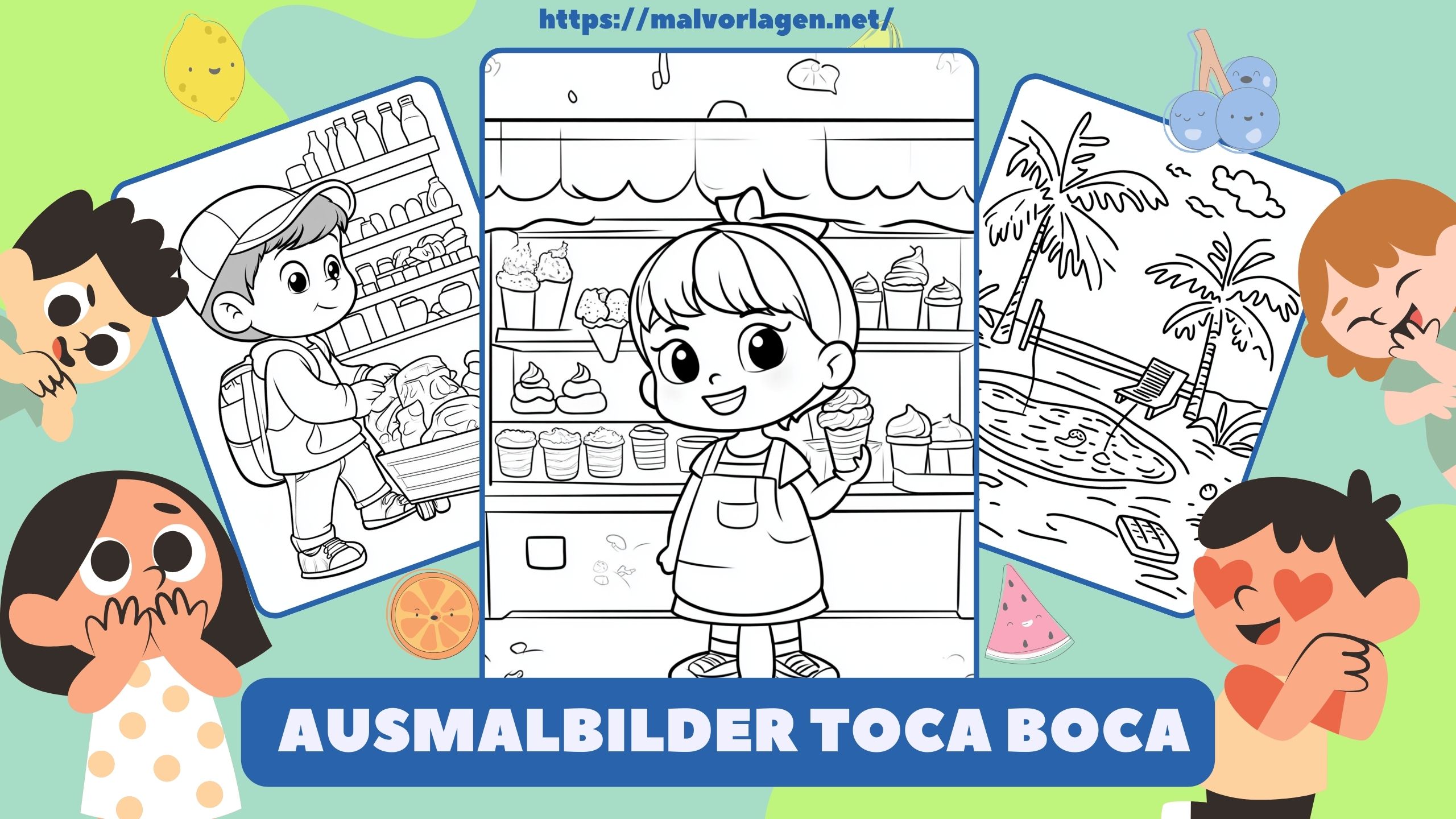 Ausmalbilder Toca Boca