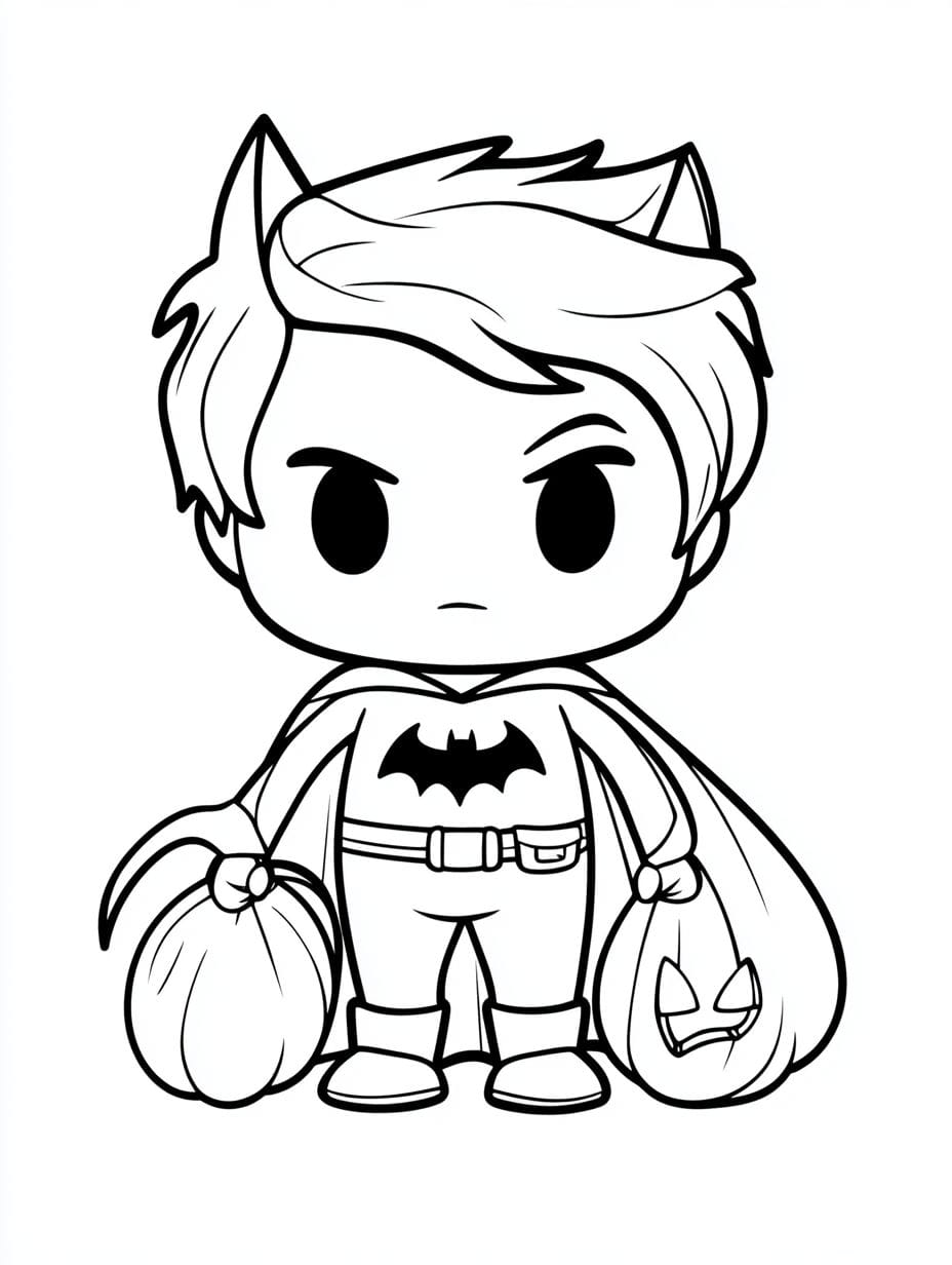 Batman Halloween Ausmalbilder