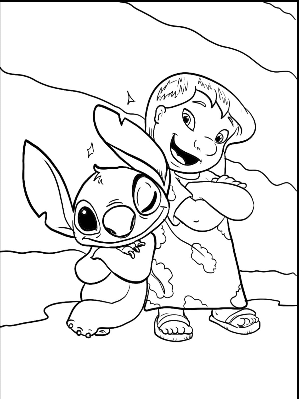 Stitch Und Lilo Ausmalbilder