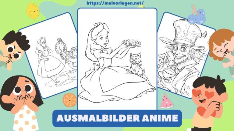 Ausmalbilder Alice Im Wunderland