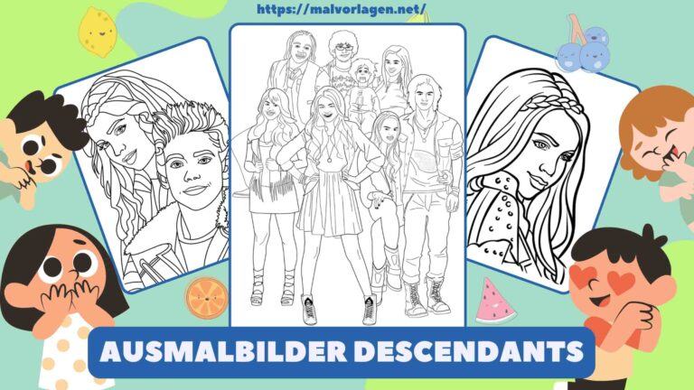 Ausmalbilder Descendants