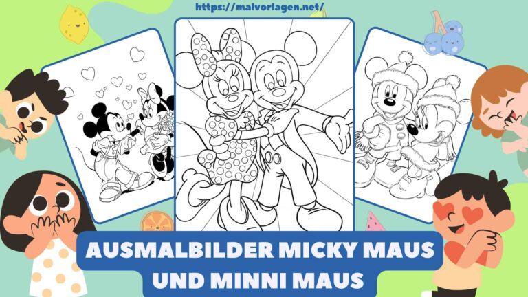 Ausmalbilder Micky Maus Und Minni Maus