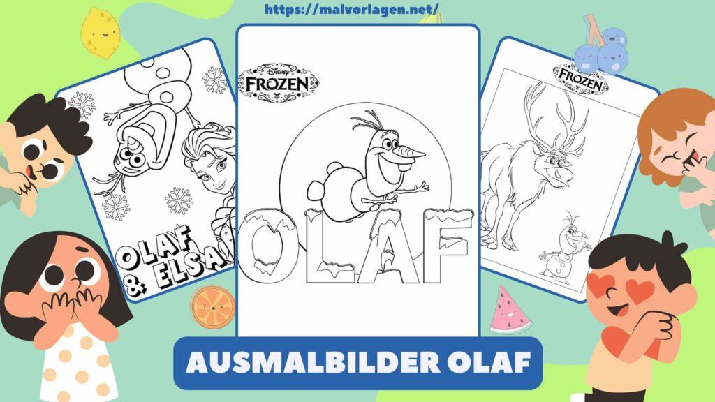 Ausmalbilder Olaf