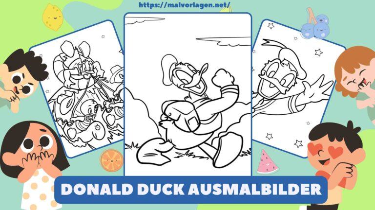 Donald Duck Ausmalbilder