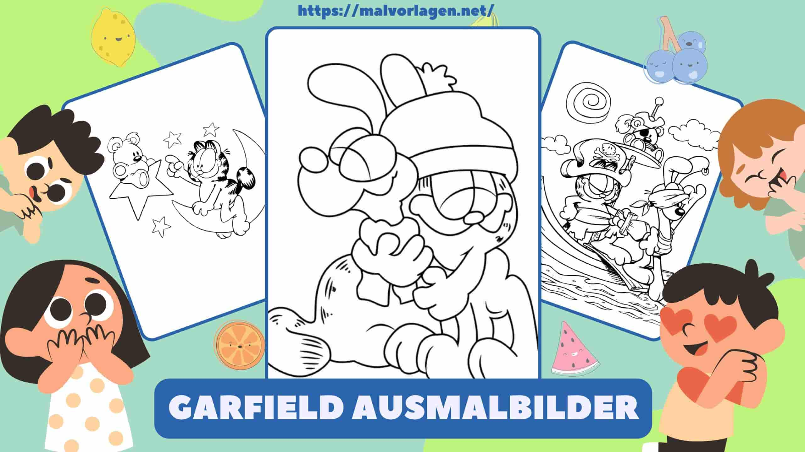 Garfield Ausmalbilder