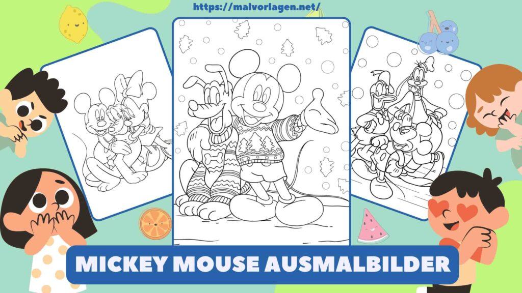 Mickey Mouse Ausmalbilder