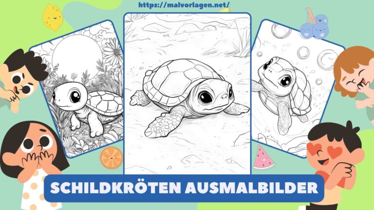 Schildkröten Ausmalbilder