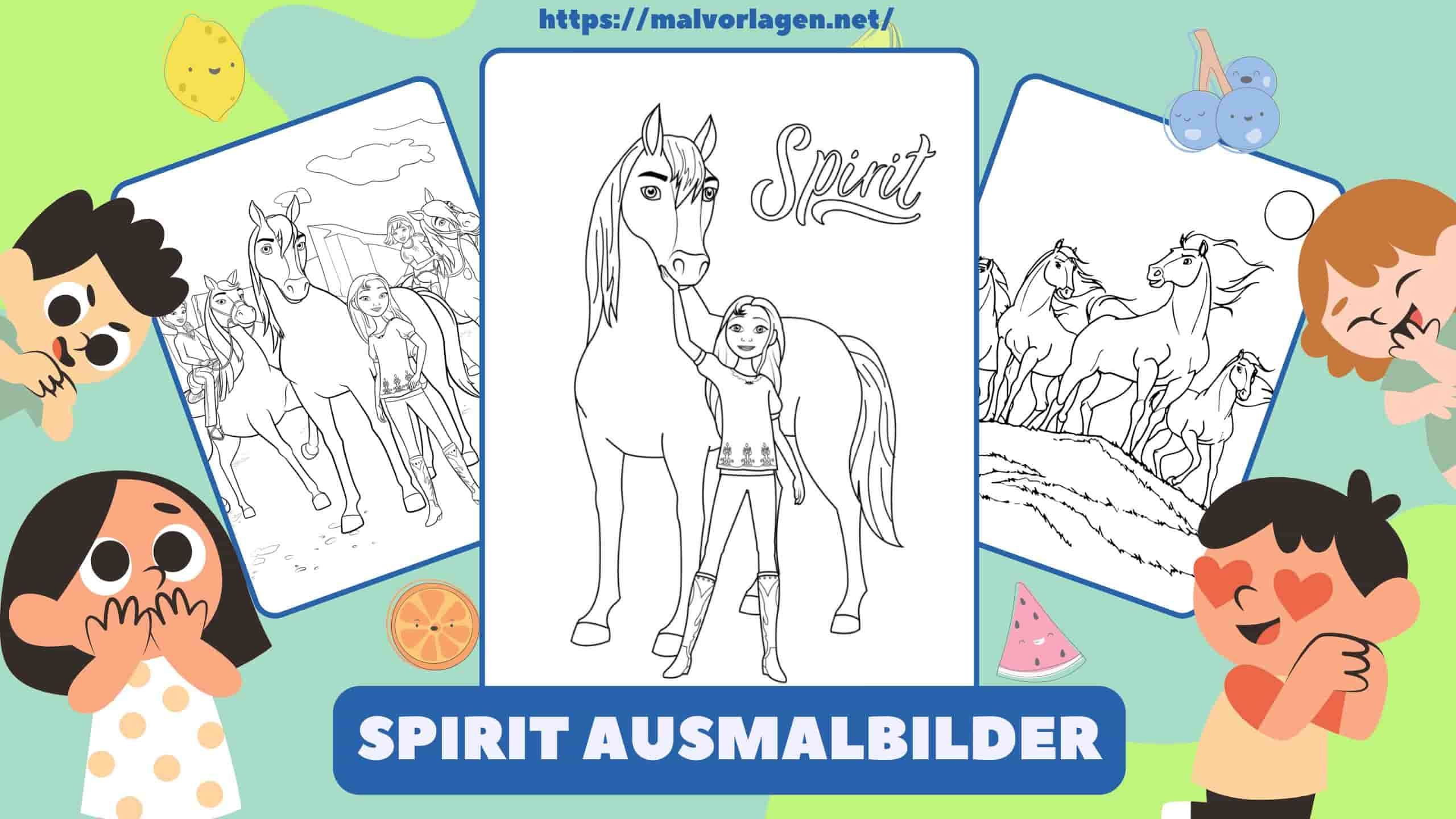 Spirit Ausmalbilder