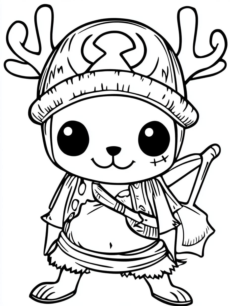 Anime Ausmalbilder Tony Tony Chopper