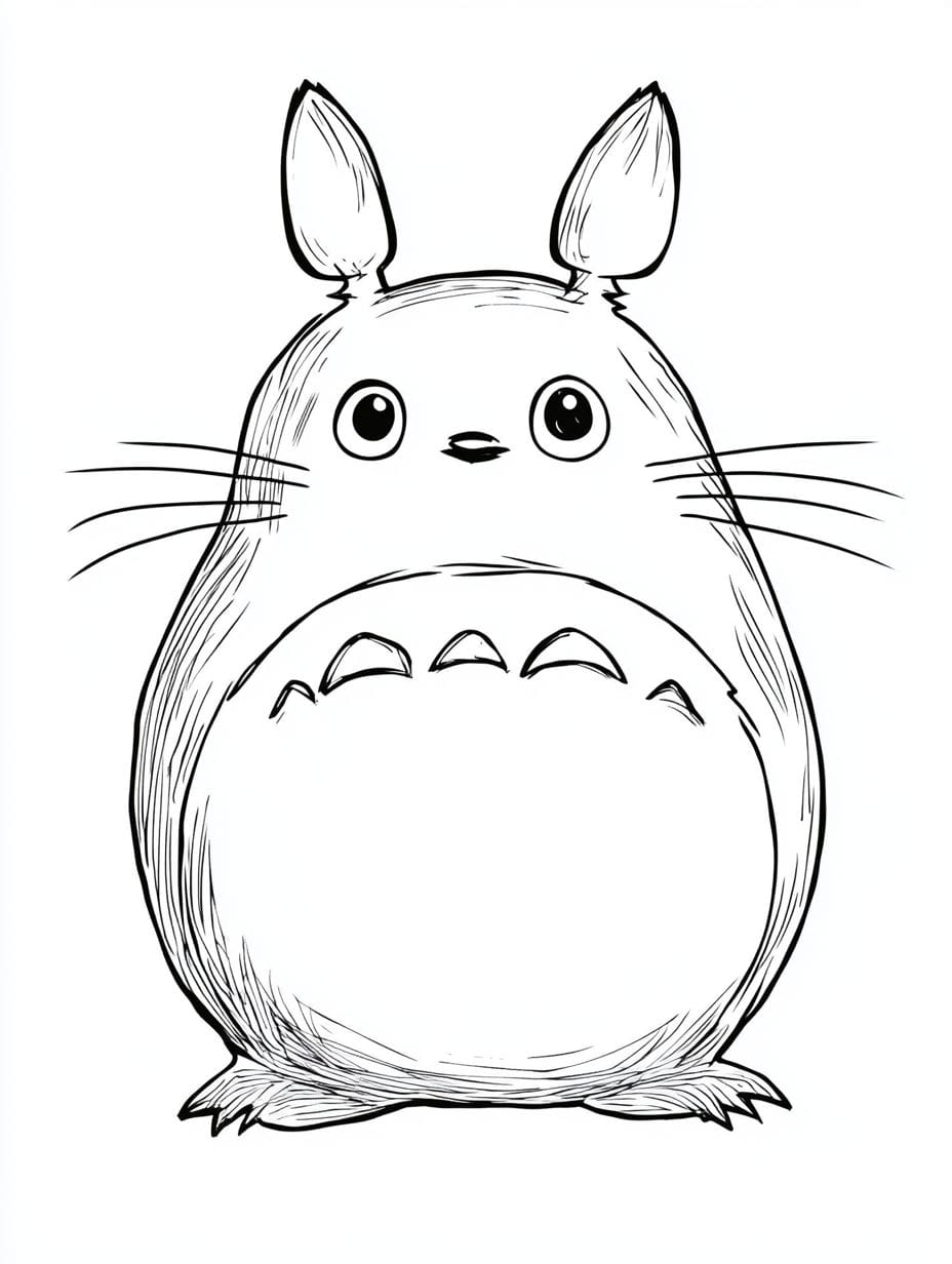 Anime Ausmalbilder Totoro