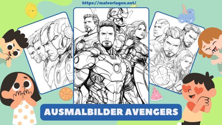 Ausmalbilder Avengers