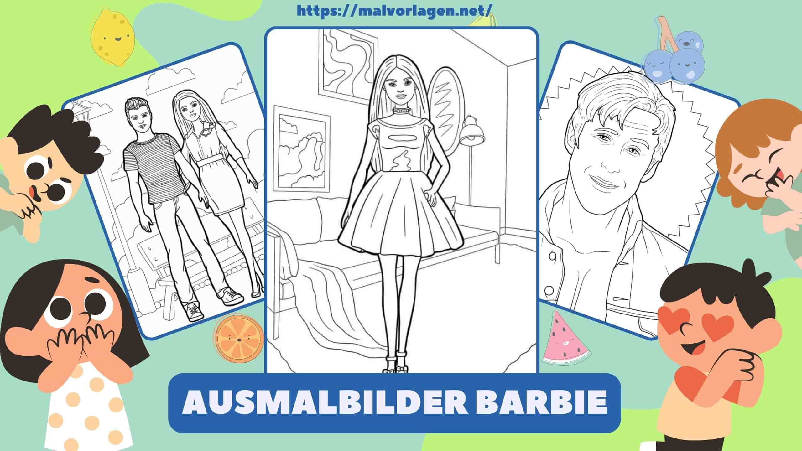 Ausmalbilder Barbie