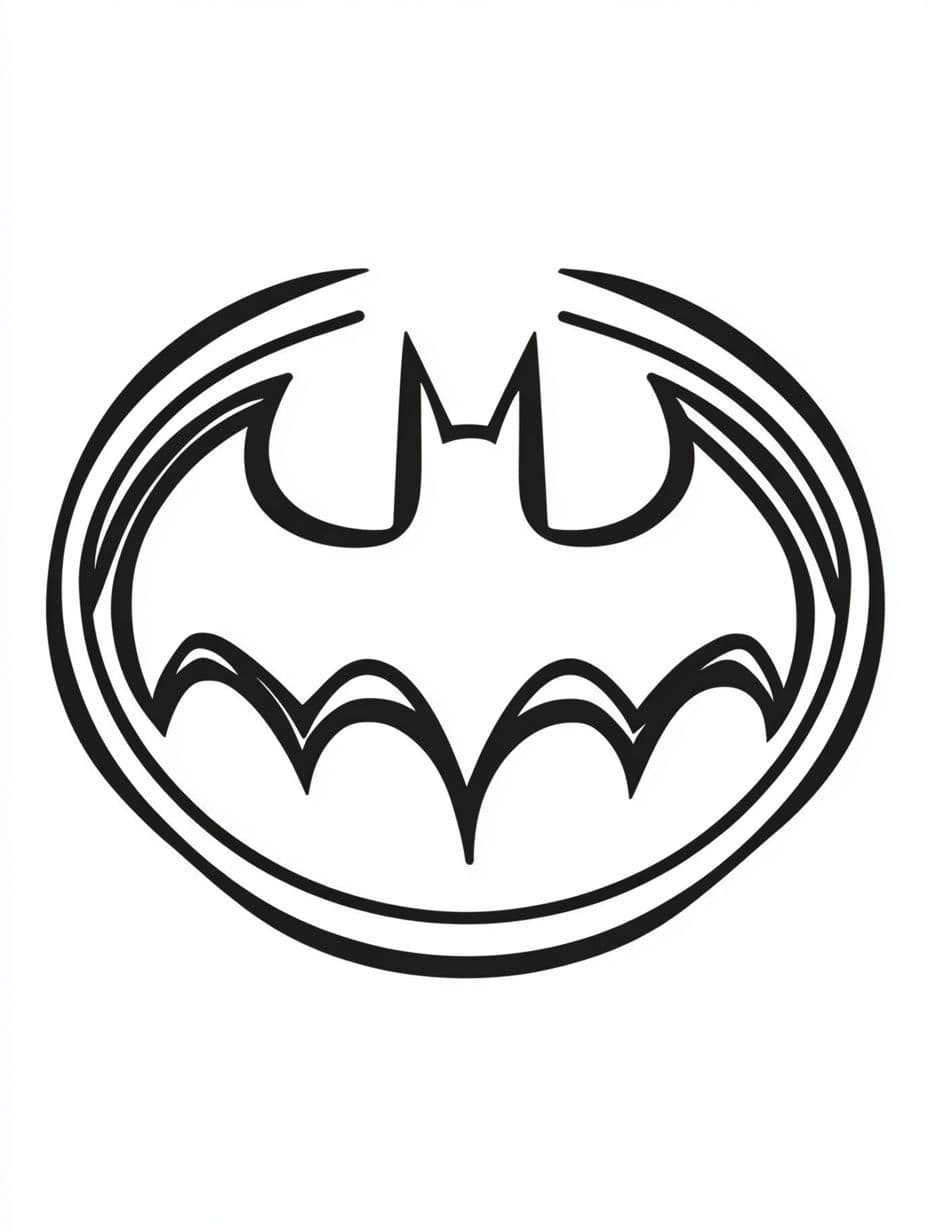 Ausmalbilder Batarang