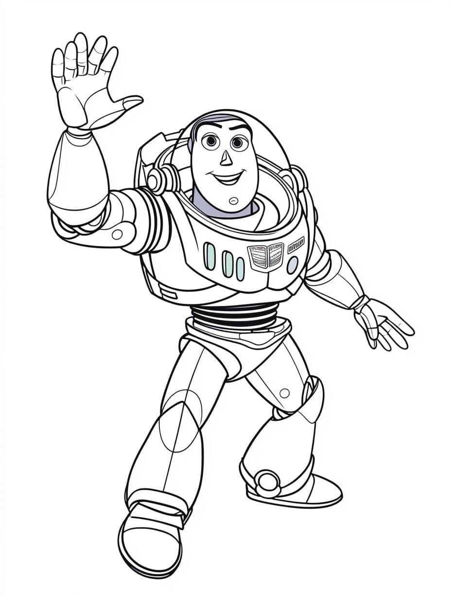 Ausmalbilder Buzz Lightyear