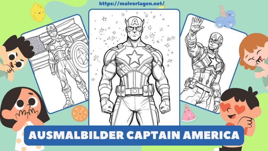 Ausmalbilder Captain America