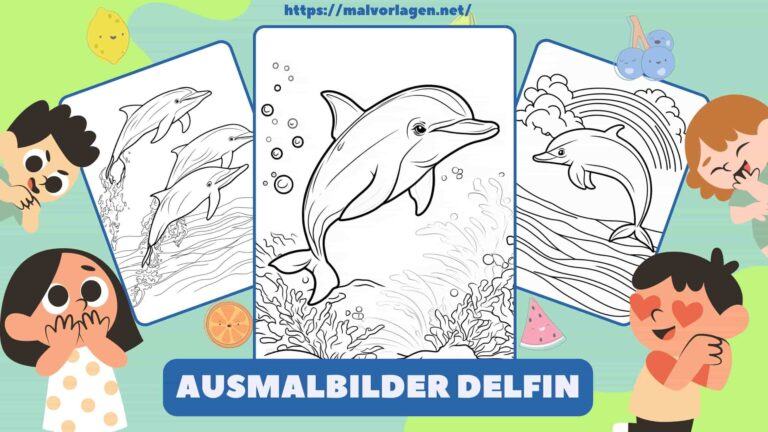 Ausmalbilder Delfin