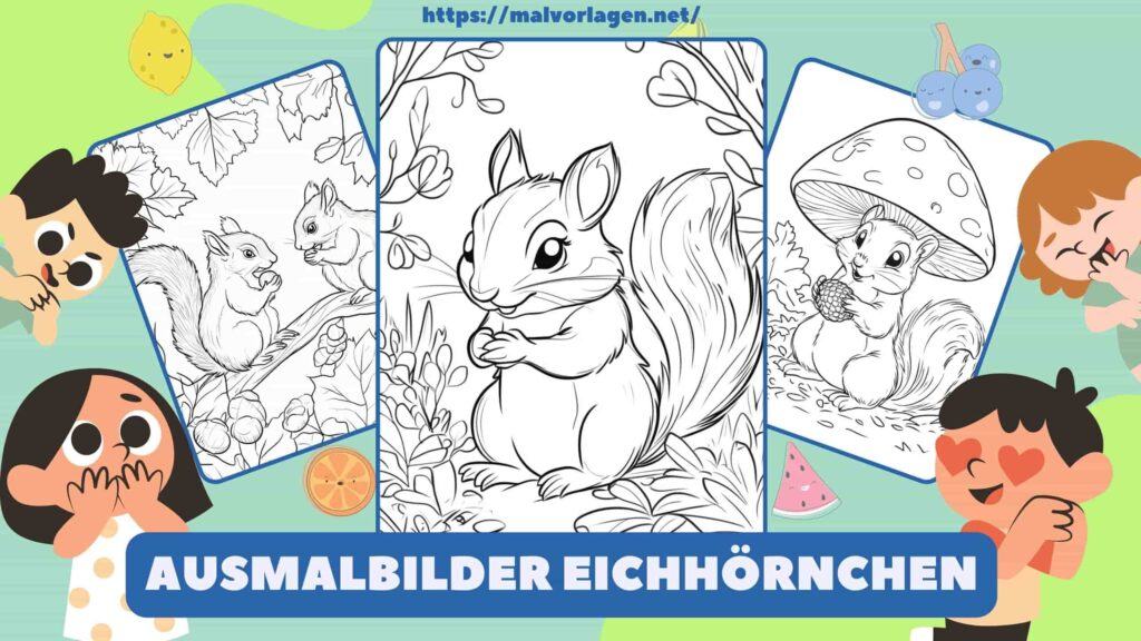 Ausmalbilder Eichhörnchen