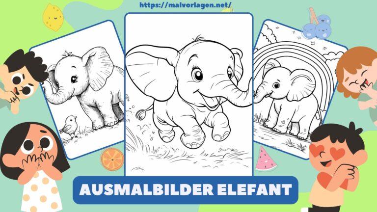 Ausmalbilder Elefant