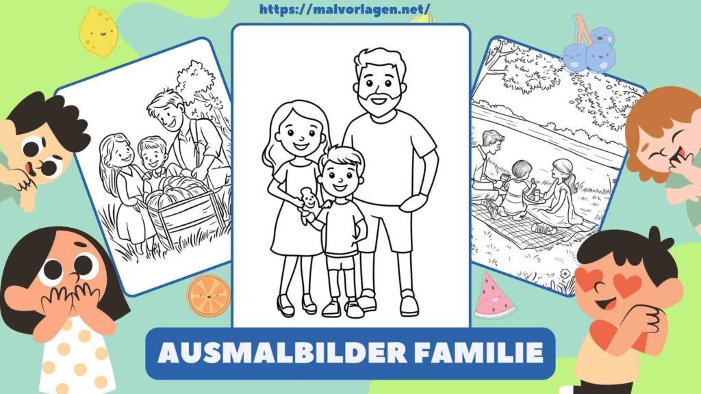 Ausmalbilder Familie