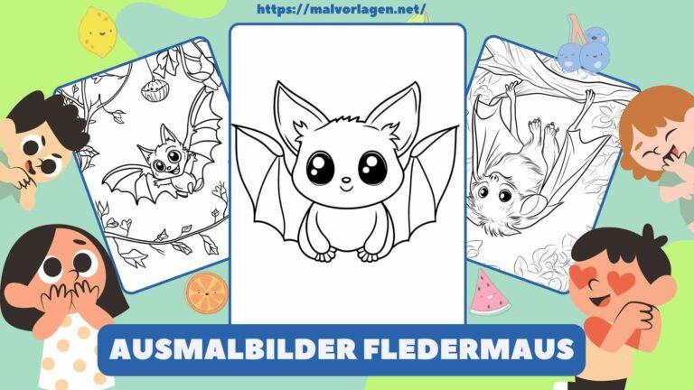 Ausmalbilder Fledermaus