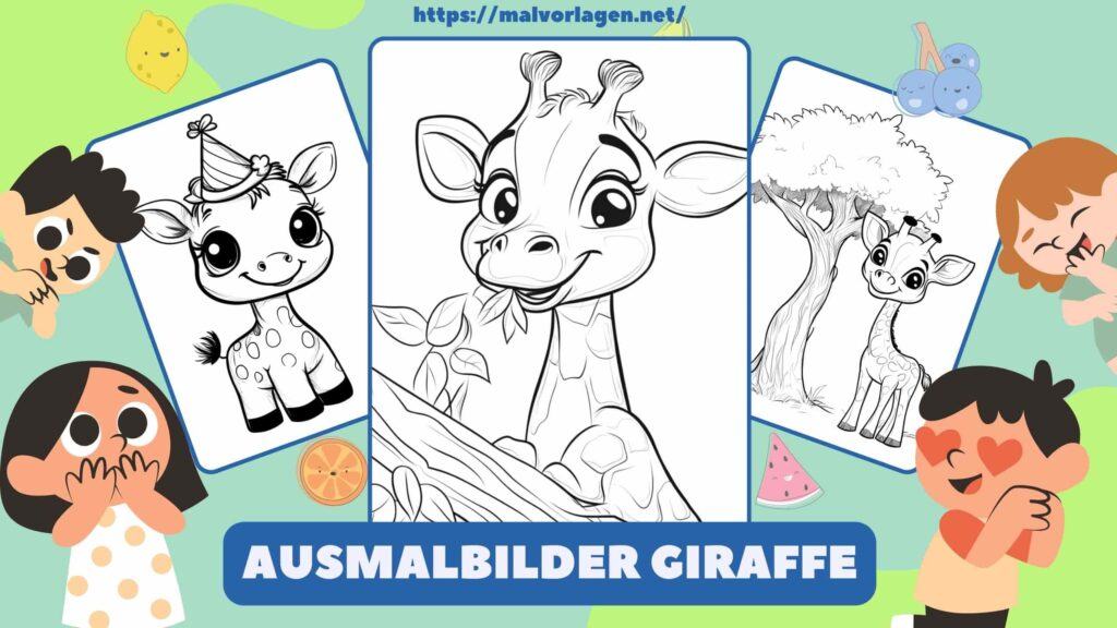 Ausmalbilder Giraffe