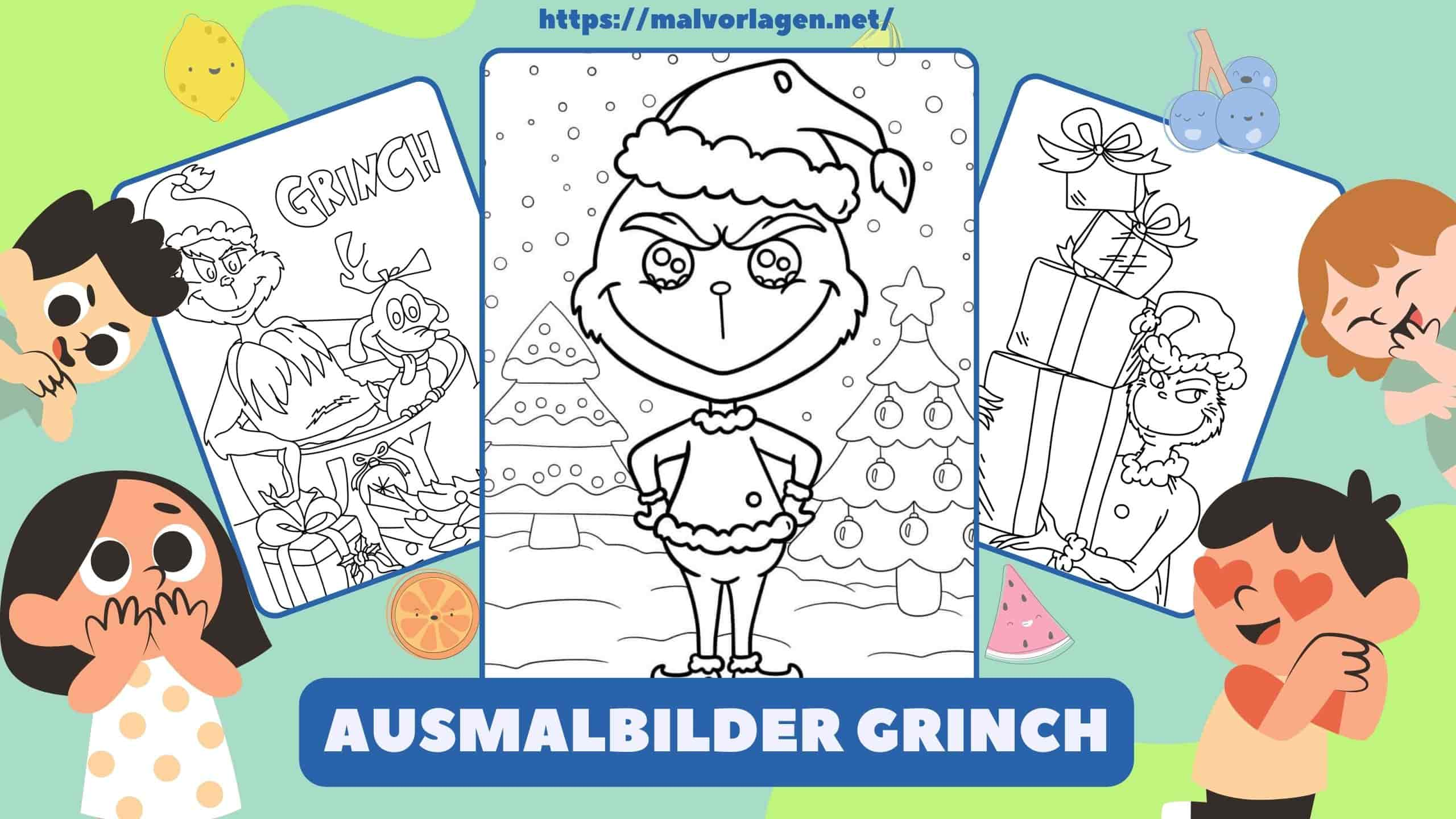 Ausmalbilder Grinch