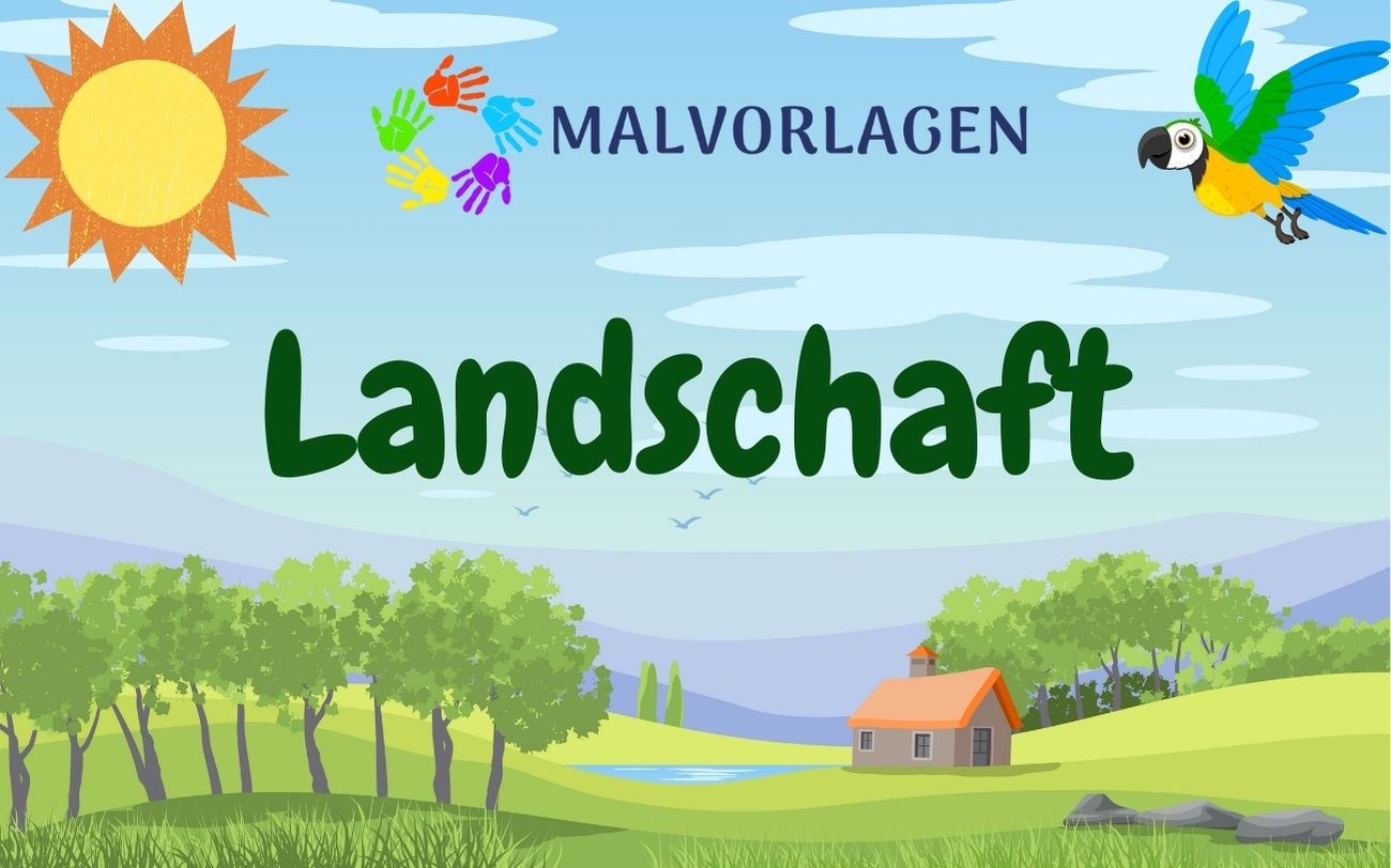 Ausmalbilder Landschaft