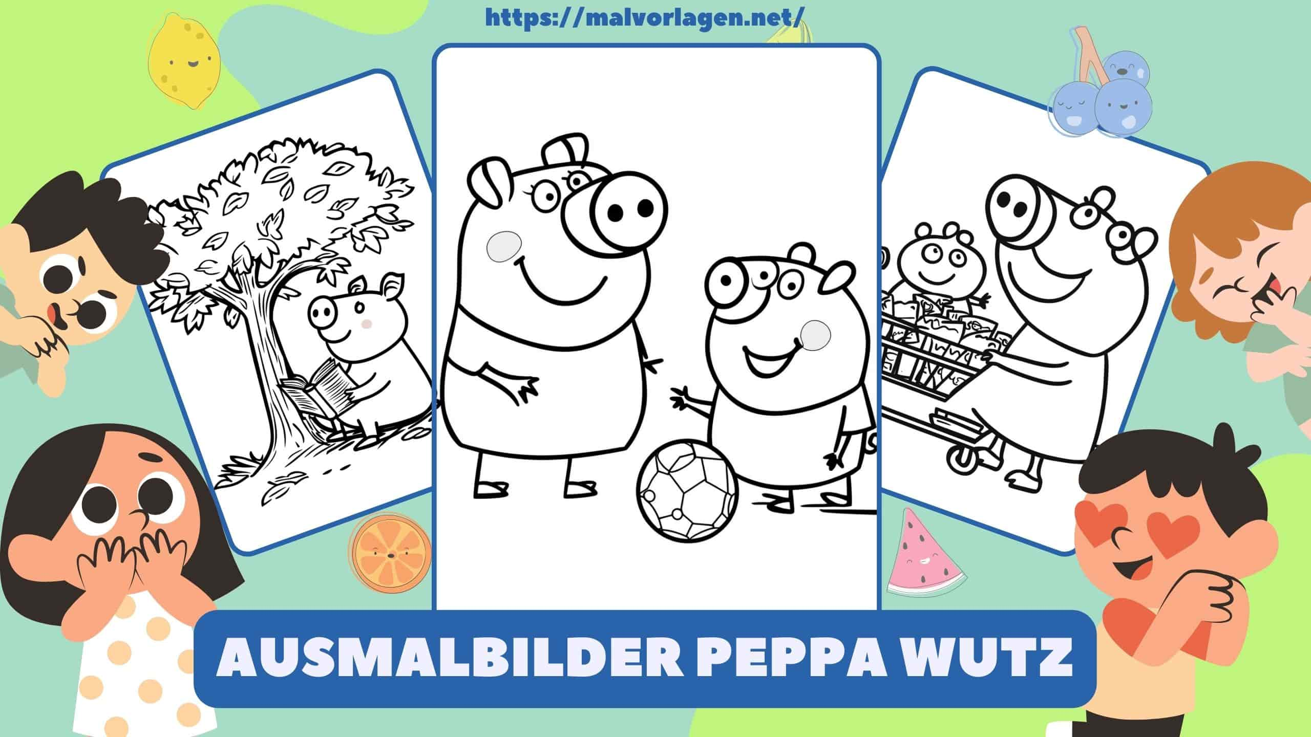 Ausmalbilder Peppa Wutz