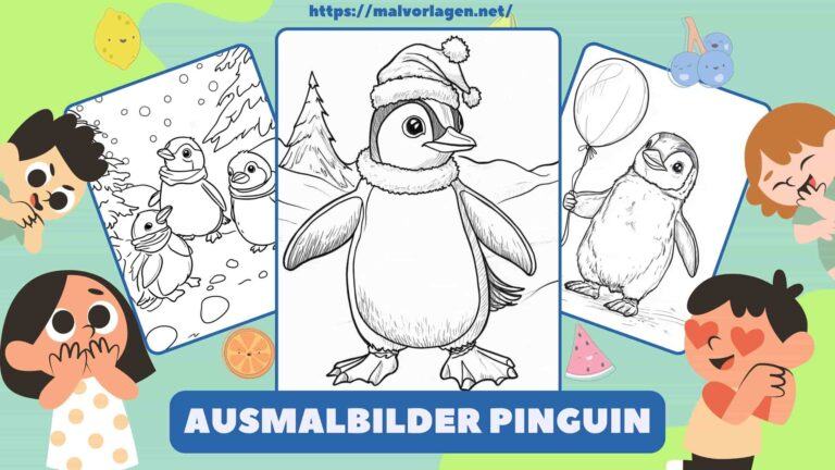 Ausmalbilder Pinguin