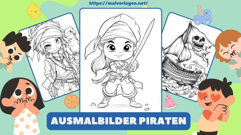 Ausmalbilder Piraten