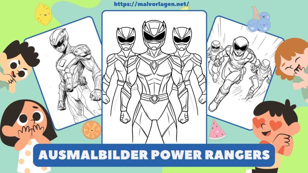 Ausmalbilder Power Rangers