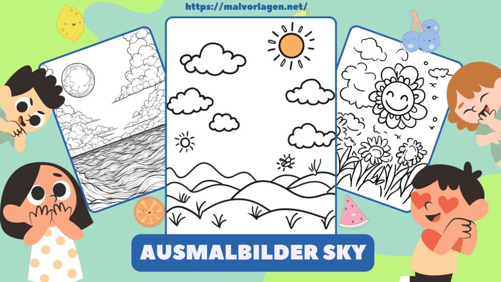 Ausmalbilder Sky