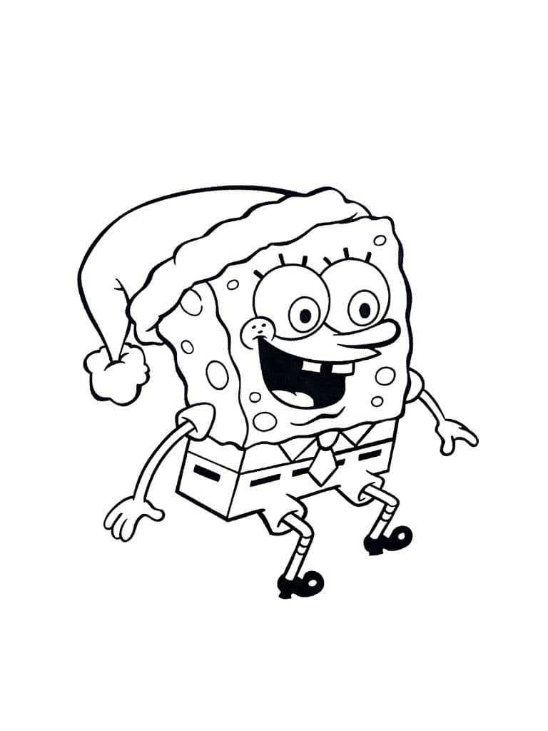 Ausmalbilder Spongebob Interessantes Weihnachten